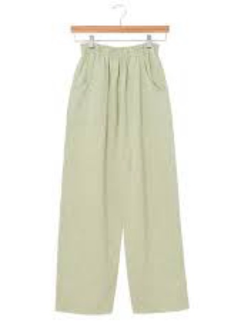 Misha And Puff Limestone Twist Camp Wide-Leg Pull-On Pants Large/OSFA?